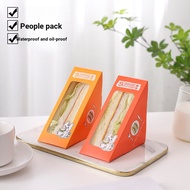 Sandwich Box Sandwich Box Disposable Window Transparent Sandwich Box Bento Box