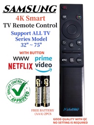 (Free Battery) Samsung 4K Smart TV Remote Control Support All Samsung TV (NOT INCLUDE PLASMA TV)