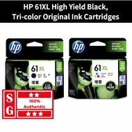 HP 61XL High Yield Black Original Ink Cartridge HP 61XL High Yield Tri-color Original Ink Cartridge 