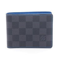 【二手】路易威登LOUIS VUITTON雙折錢包 Portefeuille Slender Damier Graphite N64033 其他 Portefeuille Slender 男士二手 B