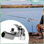 [lzdhuiz3] Fishing Rod Holder, Fishing Rod Rack, Portable Metal Fishing Pole Holder Fixed Clip for Marine Fishing Accessories