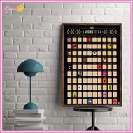 UVIGM> 100 Movies Scratch Off Poster 100 Must-See Movies Top Films of All Time List new