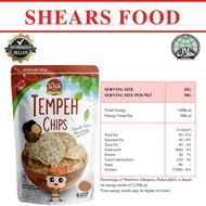 Woh Handcrafted Tempeh Chips Tempe Chips By Shears 50gms Black Truffle (Bundle Of 5 Packs)
