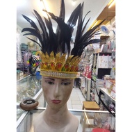 Dayak Papua Kalimantan Traditional Feather Hat Round model