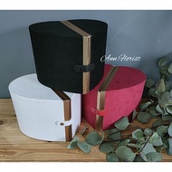 5126  Material Velvet FLOWER BOX  Love Shape Bouquet Flower Box Gift  Florist Plant