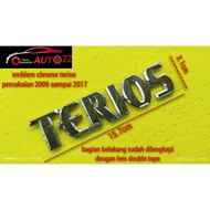 Terios emblem, Terios writing, old TERIOS logo