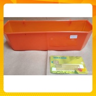 F01 - 10 cái Máng Nhựa Đựng Thức Ăn Nước Uống Cho Gà Chim bồ câu 26cm (3 tấc)