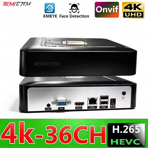4K H.265 Network Video Recorder NVR System 10/16/32/36 Channels for 2MP 3MP 4MP 5MP 6MP 8MP IP Camer