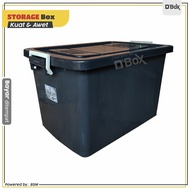 Black Container Box kb 100 L Multipurpose Storage Container Box 95 Liters