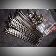 VIRAGO XV250 SPOKES SET , LIDI FRONT WHEEL (YAMAHA100%ORIGINAL)3DM-25104-02