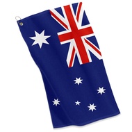 ExpressItBest Golf/Sports Towel - Flag of Australia - Australian