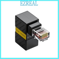 EZR Ethernet Extenders RJ45 Ethernet Adapters Right Angle Design Compatible for Cat6