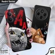 HP Redmi 15C 4G Case Redmi 14C 4G & 5G/ Redmi 13C 4G & 5G/ Redmi 12C 4G/ | Cat Motif | SoftCase Redm
