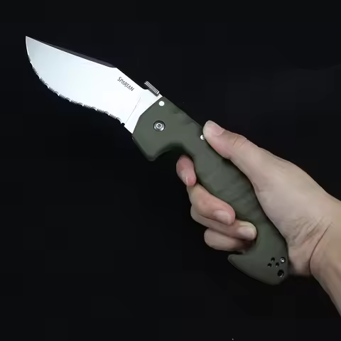 Cold Folding Tactical Knife AUS10A Steel Spartan Multipurpose Combat Hunting Knives Military Ganzo P