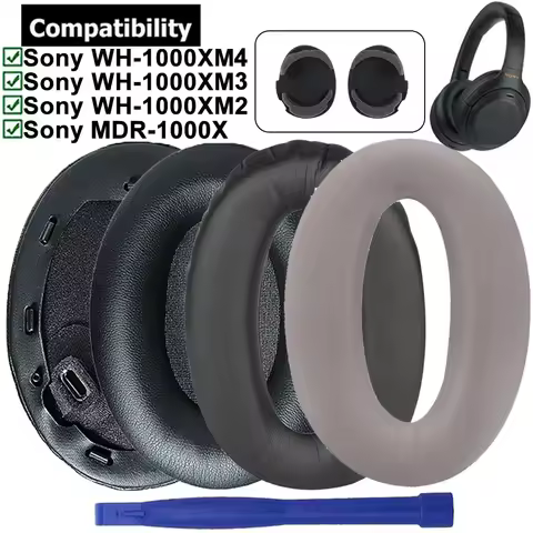 Replacement Earpads Soft Foam Ear Pads Cushion Muffs Repair Parts For Sony WH-1000XM4 WH-1000XM3 WH-