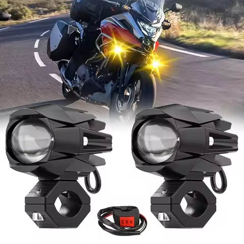 LED Motorcycle Spotlight Headlight LED Fog Light Bulb Driving Light Super Bright Auto Fog Lamps Ligh