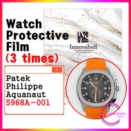 kr_Protection Films for Patek Philippe Aquanaut 5968A-001 (3 sheets) / Scratch & Contamination Preve