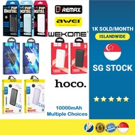 (SG) Origina AWEI P20K 2.4A Safety battery Powerbank10K 10000mAh Power Bank Portable Charger Battery