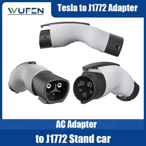 WUFEN Tesla to SAE J1772 Type 1 EV Adapter 250V 32A Max. Female to Male Charging Adaptor Converter F
