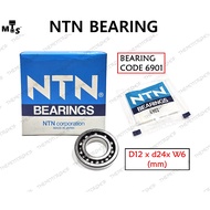 100% NTN ORIGINAL BEARING 6901 YAMAHA LC135 CLUTCH BEARING 24mm/12mm/6mm DEEP GROOVE BEARING PRESSED