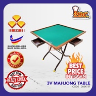3V MahJong Table with Drawers / Lami Table / Carb Game Table [High Quality] 💥 READY STOCK 💥