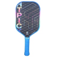 HTPick Pickleball Paddle 16mm 18K Kevlar Cold Pressed Woven Fabric Friction Surface Gradient Color