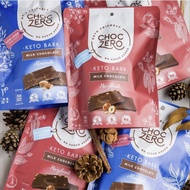 KETO - CHOCZERO KETO BARK MILK CHOCOLATE ALMOND/DARK CHOCOLATE SEA SALT HAZELNUT  (8Pcs/Box or 15Pcs