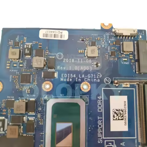 LA-G712P Mainboard For DELL Inspiron 3480 3580 3583 Laptop Motherboard 0TWYDT 0VFMW4 i3-8145U i5-826