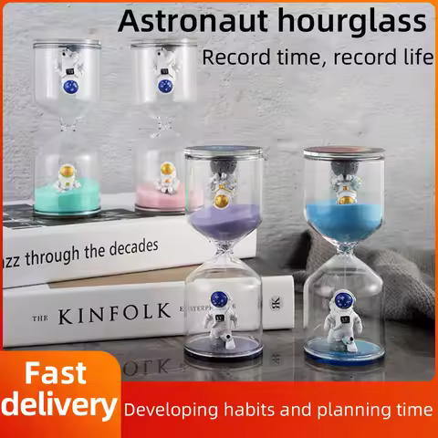 5/10/15/30 Minute Hourglass Sand Timer Colorful Hour Glass Sandglass for Kids Plastic Sand Clock Des