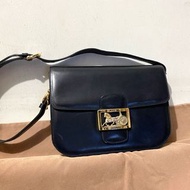 中古 Celine carriage bag vintage shoulder bag 馬車空姐包