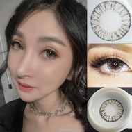 คอนแทคเลนส์ Frong/Sapphire/Pearl สีเทา/ตาล Gray/Brown
