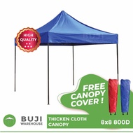 8x8 800D Canopy Kanopi SET High Quality Heavy Duty Tent Khemah Thicken Oxford Fabric B75