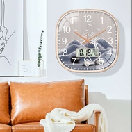 Suning Tesco Wall Clock Living Room Home Fashionable Simple Modern Clock Punch free Creative Wall mounted Quartz Clock 2129wqjkhkd.my20240509190724