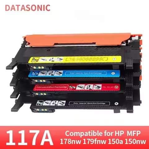 117A Toner Cartridge Compatible For HP117A W2070A W2071A W2072A 2073 For HP Color Laser 150a 150nw M