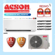 Acson Inverter 4star R32 Air-Conditioners 1.0hp_1.5hp_2.0hp_2.5hp(A3WMY_BNF) WARRANTY IN 3YEAR / OUT