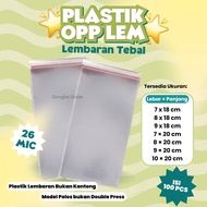 (THICK) OPP Plastic Sheet/One Sheet/7x18/8x18/9x18/7x20/8x20/9x20/10x20 Plastic Packaging/Risoles We