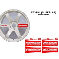 Volk Racing Rays Engineering TE 37 Super Lap SL Mags Decals Rim Stickers