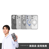 TORRAS Ostand Spin iPhone 16／16e／15／14系列MagSafe 支架防摔手機殼｜O-in-1 無限可能