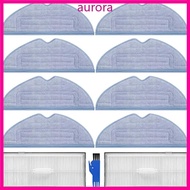 Auro Mop and Filter Set Sweeping  Mop Pad Replacement Part Filter Sweeping  Replacement for Roborock