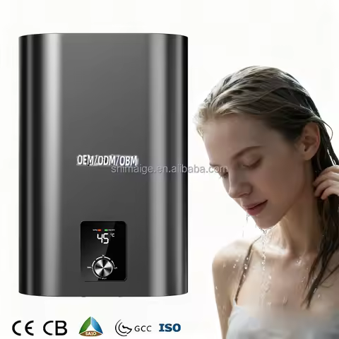 50 Liters Electric Geyser/boiler Heater Stainless Steel Water Storage Heater Temperature Display Hou