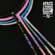 APACS Racket Z-POWER 900RP+ SUPER LITE 7U ( Free Stringing/Grip )