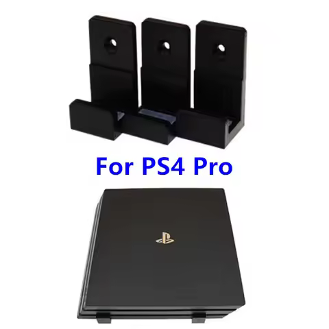 Game Machine Cooling Wall Mount Holder Base Flat-Mounted Bracket Support For Playstation 4 PS4 Pro P