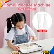 Mafababe Fried Ice Machine Fried Ice Cream Maker Machine Ice Cream DIY Maker Fried Ice Tray Homemade Ice Cream Roll