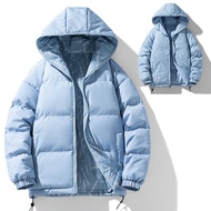 เสื้อแจ๊คเก็ตกันหนาวบุรุษโค้ทสองด้านกันลมหนาให้ความอบอุ่นเสื้อโค้ทผ้าฝ้ายโอเวอร์ไซส์8XL 6XL 7XL กันน