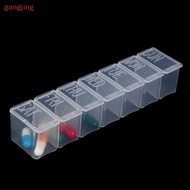 Go 7 Days Embossed Medicine Box Medicine Storage Divider Storage VN
