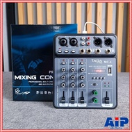 TADA MC-4 MIXER 2ไมค์ อนาล็อกมิกเซอร์ 2 ช่องไมค์ แจ็ค Combo มี EQ เอฟเฟคแท้ 99DSP MC 4 MC4 เอไอ-ไพศา
