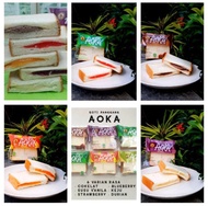 roti aoka/roti aoka coklat/strawberry/durian/keju/vanilla