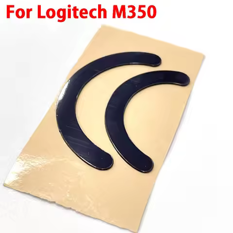1set Hot sale Mouse Feet Skates Pads For Logitech M350 wireless Mouse White Black Anti skid sticker 