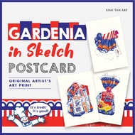 [HANDMADE GIFT] Gardenia Bread Postcard/ Art-print/ Childhood Memory