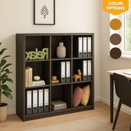 Furniture Direct ECO 3x3 9 Cube Filling Cabinet-Oak